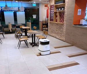 Allybot Commercial Cleaning Robot Intelligent Auto Sweeping Washing Vacuum <b>Floor</b> Scrubber for Hotel Airport Mall - Product Image 5