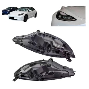 Phare avant <span class=keywords><strong>LED</strong></span> matriciel réflecteur en forme de bol, de remplacement, pour mise à niveau des anciennes versions <span class=keywords><strong>Tesla</strong></span> <span class=keywords><strong>Model</strong></span> <span class=keywords><strong>3</strong></span> 2019-2022 - Product Image 1
