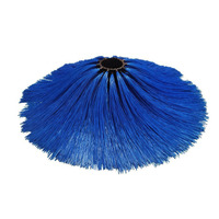 Brosse à rouleaux industrielle pour machine de lavage de trains, brosse à poils en nylon 450 550 600 mm pour le nettoyage extérieur des bus et des voitures