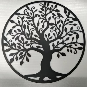 Métal Fer Art Arbre de Vie <span class=keywords><strong>Salon</strong></span> <span class=keywords><strong>Décoration</strong></span> <span class=keywords><strong>Murale</strong></span> Tenture <span class=keywords><strong>Murale</strong></span> - Product Image 1