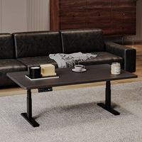 La table réglable en hauteur la plus populaire, table basse moderne de luxe, table à thé en bois massif pour salon