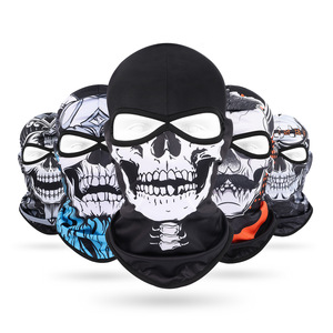 Mặt nạ đầu lâu thoáng khí nhanh khô, Khăn che đầu đi xe đạp thể thao ngoài trời cho nam và nữ, Khăn quàng cổ, Khăn che cổ chống gió cho xe đạp - Product Image 1