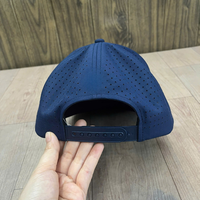 Gorras de Béisbol Deportivas Personalizadas de 5 Paneles, Ajustables, Modernas, 100% Poliéster, Transpirables e Impermeables, con Logotipo de PVC de Goma para Surf