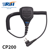 Microphone à distance IP54 2 broches avec prise jack 3,5 mm en plastique à réduction de bruit pour CP200 CP200D CP185 EP450