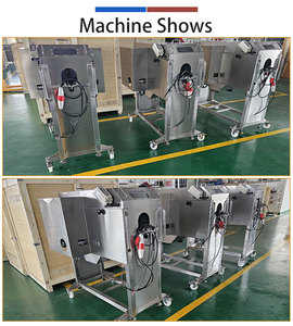 Machine automatique de découpe de filets de poisson FGB-180, machine à fendre le saumon, machine à découper les filets de pollack, machine à découper les filets de tilapia - Product Image 6