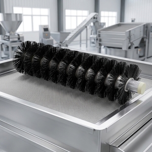 Rodillo de Cepillo Espiral Industrial |   Cepillo de rodillo de bobinado exterior para equipo mecánico de tamizado de polvo |   Proveedor de la lista Fortune 500 - Product Image 1