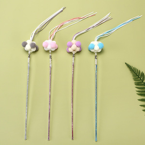 Feather and wire <b>cat</b> teaser, handmade pet toy, sounding bell, feather <b>cat</b> teaser, <b>cat</b> supplies wholesale - Product Image 3
