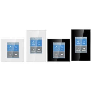 El interruptor de luz inteligente táctil LCD de 4 entradas a <span class=keywords><strong>precio</strong></span> de fábrica de LANBON funciona con Tuya Homekit Control de voz Google Home <span class=keywords><strong>Alexa</strong></span> Siril - Product Image 1
