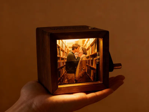 <span class=keywords><strong>Album</strong></span> fotografico personalizzato in legno leggero con luce per regali di anniversario creativi - Product Image 3