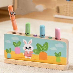 Jouet de pêche magnétique 2-en-1 amusant avec blocs rebondissants et 4 figurines pour développer la motricité fine - Product Image 2