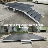 Plateforme Scénique Portable d'Usine, Scène en Aluminium Palco pour Extérieur, Estrade pour Concerts, Événements et Mariages