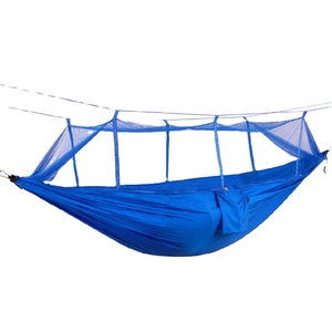 <span class=keywords><strong>Hamac</strong></span> moderne en nylon avec double <span class=keywords><strong>moustiquaire</strong></span> anti-bactérienne pour le camping en <span class=keywords><strong>jungle</strong></span> et l'ameublement extérieur - Product Image 2