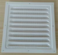 Grille de ventilation extérieure carrée moderne en alliage d'aluminium, pare-pluie, protection contre le vent, respirante, perforée, dissipation de la chaleur