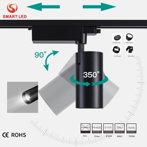 Luz de Riel LED COB de Aluminio con Certificación CE Rohs, 2/6 Hilos, RA80/Ra90/Ra97 CRI 95+, Regulable, 10-40W, Iluminación Puntual para Hoteles Modernos - Product Image 3