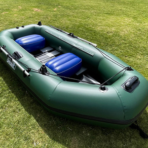 Bote Inflable de Pesca de 8.5 Pies, Piso de Listones Plegable, Bote de Surf y Kayak de Carreras para 3 Personas, para Deportes Acuáticos al Aire Libre en el Mar - Product Image 2