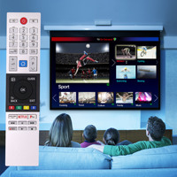 Control de CT-8541Remote para Toshiba HD LCD LED TV con Prime Video Netflix F play Freevieww Botones No se requiere configuración