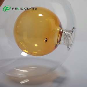 Abat-jour en verre soufflé ambré clair à double paroi OEM, lampes de plafond, style européen traditionnel moderne, fait main, respectueux de l'environnement - Product Image 3