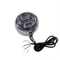 Neue 12V Blaue LED Superhelle IP65 Wasserdichte 80W Stroboskop-Warnleuchte für Motorräder