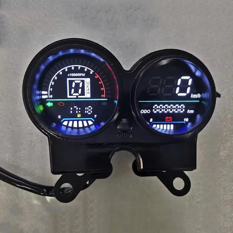 New tachometer xe máy Meter AKT nkd 125 LCD LED hiển thị tacometro velocimetro kỹ thuật số ban đầu bảng điều khiển