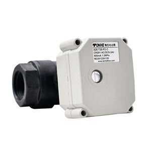 Válvula de bola PPO de modulación motorizada TONHE IP67 0-5V señal de control DN15 DN20 DN25 dispositivo de control de flujo de válvula proporcional - Product Image 4