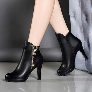 <span class=keywords><strong>Botas</strong></span> Estilo Militar de Exportación para Mujer Otoño Invierno de Tacón Alto a la Moda Tallas Grandes Botines y <span class=keywords><strong>Botas</strong></span> Cortas al por Mayor para Mujer - Product Image 3
