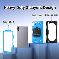Étui robuste pour tablette WESOROL avec bandoulière en silicone pour Xiaomi Redmi Pad 2 11 pouces 2025