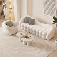 Canapé une place en PU pour magasins de vêtements, salons de manucure, zones de repos, salons de beauté de luxe léger, salons et bureaux de réception
