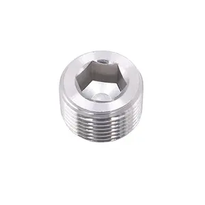 Din 906 A4 70 316 Stainless Steel Hexagon Socket Pipe Plug Screw
