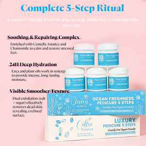 Kit <span class=keywords><strong>de</strong></span> Cuidado <span class=keywords><strong>de</strong></span> Pies <span class=keywords><strong>de</strong></span> 5 Pasos Salon Pro con Exfoliante <span class=keywords><strong>de</strong></span> Sal, Mascarilla, Crema y Manteca: Sistema Completo <span class=keywords><strong>de</strong></span> Pedicura para <span class=keywords><strong>Spa</strong></span> <span class=keywords><strong>de</strong></span> Pies |   Fabricante OEM - Product Image 2