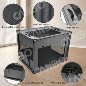 CanboPet in acciaio cane box impermeabile in PVC Oxford facile da montare portatile traspirante cuccia per animali - Product Image 3