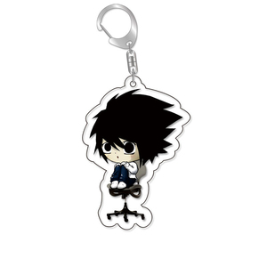Portachiavi in Acrilico <span class=keywords><strong>Death</strong></span> <span class=keywords><strong>Note</strong></span> con Yagami Light, <span class=keywords><strong>L</strong></span> Lawliet, Ryuk, Misa Amane, Regalo per Fan di Anime e Cosplay, Vendita all'Ingrosso - Product Image 4