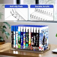 Support de Stockage Multimédia Portable Universel Transparent à 12 Emplacements pour CD/DVD, Robuste, Vente en Gros, pour PlayStation 5