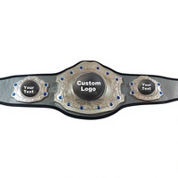 Ceinture de championnat de boxe personnalisée avec logo personnalisé Arts martiaux de boxe de haute qualité ceintures de titre MMA par sport élégant