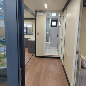 <span class=keywords><strong>Maison</strong></span> conteneur 2 chambres avec panneaux solaires et construction à panneaux sandwich pour villa - Product Image 3