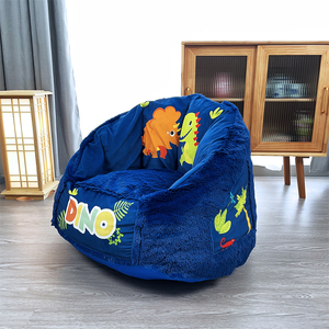 2023 vente chaude impression dinosaure enfants pouf bébé personnalisé en gros pouf chaise coussin chaise pour enfants - Product Image 3