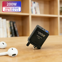 Adaptor Pengisian Cepat Dual-Port PD 3.0 QC3.0 Perlindungan OTP/OVP Pengisi Daya Ponsel Universal Colokan EU US UK