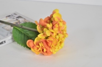 Hydrangea artificielle faite à la main, fleur à tige unique de haute qualité pour la décoration, mariage, maison, fête, jardin, bureau, magasin