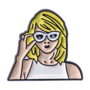 Venta caliente Taylor Singer <span class=keywords><strong>SWIFT</strong></span> metal Watch Band charms Bling charms para <span class=keywords><strong>Apple</strong></span> Watch Band Decoración - Product Image 2