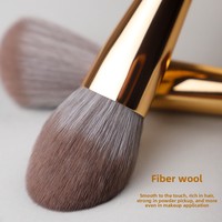 Ensemble de pinceaux de maquillage de luxe, esthétique, 14 pièces, série pivoine, poils synthétiques, manche en bois laqué, vente en gros, étiquette privée, logo personnalisé