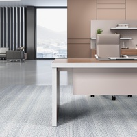 Nouveau design de table en forme de L pour bureau, table de bureau moderne Mobilier de bureau en forme de L Vente promotionnelle