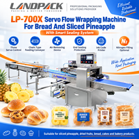 Machines d'emballage automatiques pour hamburgers, muffins, toasts, bagels, beignets, pizzas, tortillas, pains plats tranchés