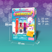 Gran oferta, juguete de experimento de ciencia de laboratorio escolar para niños, Kit de experimento de química que cambia de Color para niños