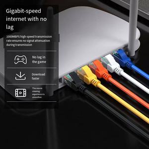 <span class=keywords><strong>Cable</strong></span> de red Ethernet personalizado de fábrica 1M <span class=keywords><strong>Cat5</strong></span> CAT5e <span class=keywords><strong>Cable</strong></span> de puente de alta calidad con velocidades de transmisión estables para uso en interiores - Product Image 3