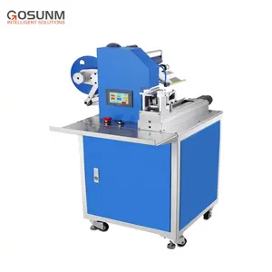 Gosunm Vlag Sticker Buis Usb Draad Semi Automatische Kabel Labeler Labeling Machine