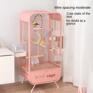 Xuan Feng grande Villa <span class=keywords><strong>Cage</strong></span> à oiseaux pivoine broderie oeil observation des oiseaux métal croix soie paysage bouton fermeture solide perroquet <span class=keywords><strong>Cage</strong></span> - Product Image 2