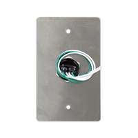 Bouton Poussoir d'Accès Intelligent Électronique en Acier Inoxydable Étanche IP66 pour Extérieur, Type Champignon, pour Sortie