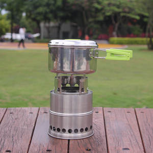 <span class=keywords><strong>Réchaud</strong></span> à gaz en acier inoxydable portable avec ventilateur USB pour le camping, la <span class=keywords><strong>randonnée</strong></span> et la <span class=keywords><strong>randonnée</strong></span> pédestre - Respectueux de l'environnement - Product Image 2