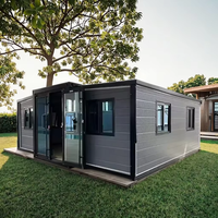 Maison mobile préfabriquée en acier léger au design moderne, maison modulaire, chambre ou hôtel, villa moderne