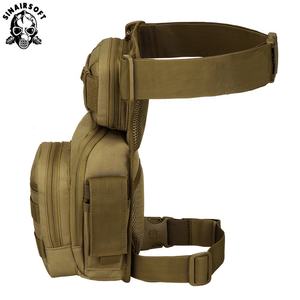 Ceinture de hanche tactique en nylon 1000D unisexe pour la chasse, la randonnée, la pêche, sac de jambe - Product Image 2