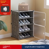 Mueble Zapatero Moderno de Acero Inoxidable, Económico y de Gran Capacidad, para Sala de Estar, Hotel, Entrada, Balcón, Hogar